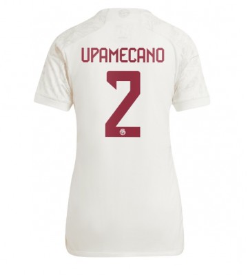 Maillot de foot Bayern Munich Dayot Upamecano #2 Troisième Femmes 2023-24 Manches Courte
